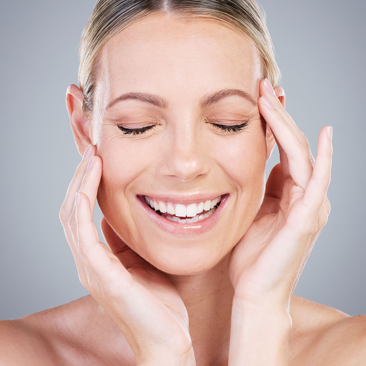 Woman smiling after Botox in Sarasota