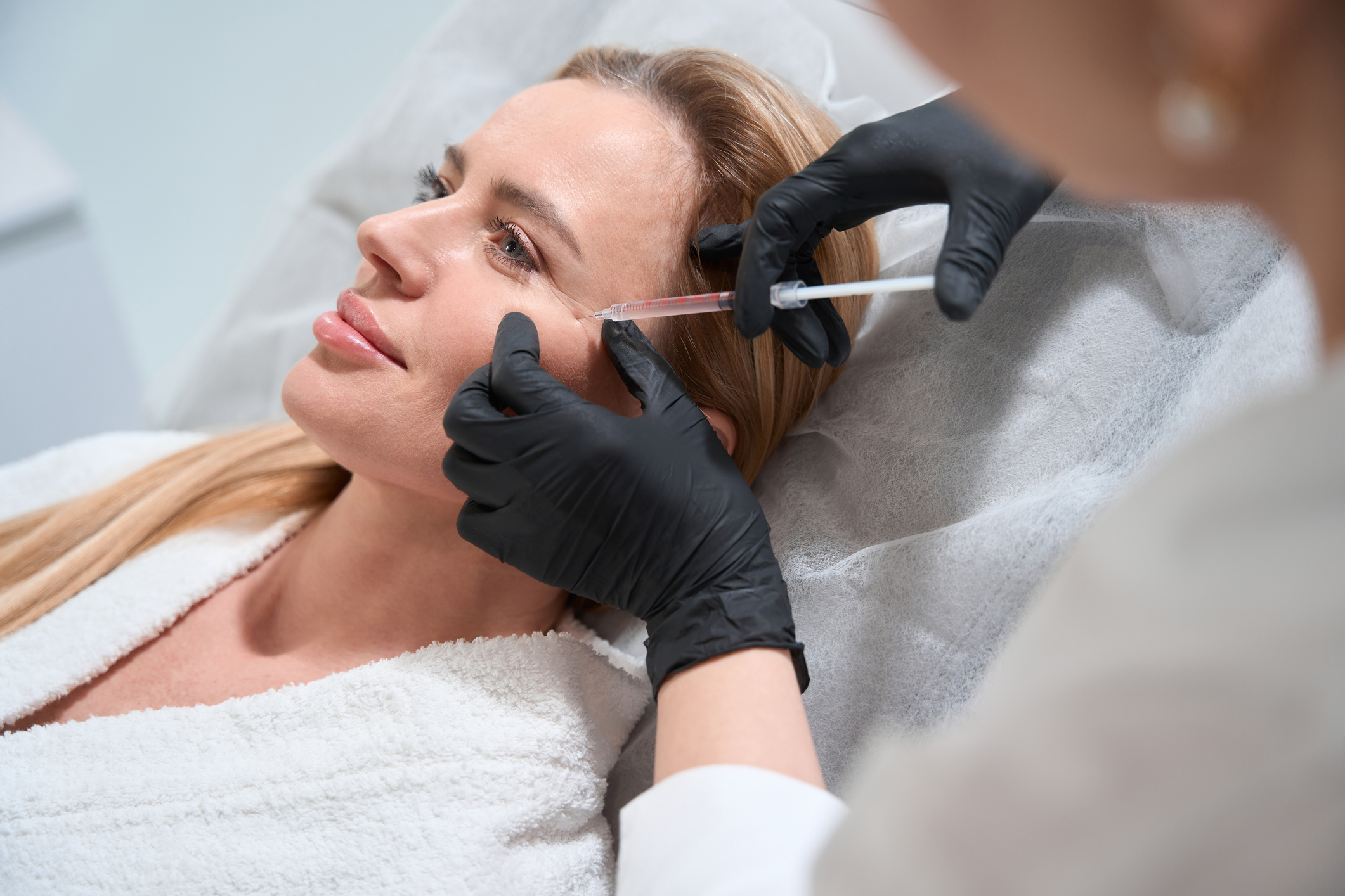 Woman getting Juvederm in Sarasota